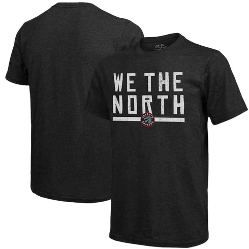 Toronto Raptors Majestic Threads Hometown Slogan T-shirt triple mélange