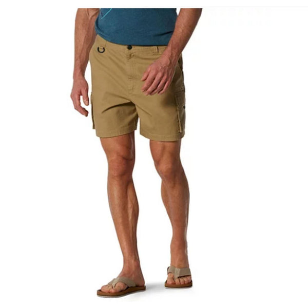 WindRiver Men's Canvas Stretch Cargo Pocket Hiking Shorts