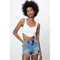Zara High Rise Denim Shorts | 2